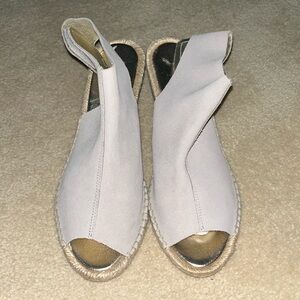 Suede Espadrille Wedge Size 9 By Maypool Made In Spain